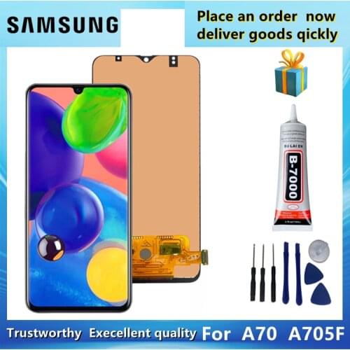 For Samsung Galaxy A70 2019 LCD Display Touch Screen Digitizer Assembly For Samsung A705 A705F SM-A705F A705DS