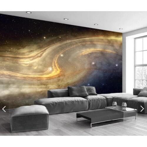 3D Space Murals Wallpaper for Living Room Bedroom TV Background Wall Decor Wall Papers Floral Papel De Parede Customize
