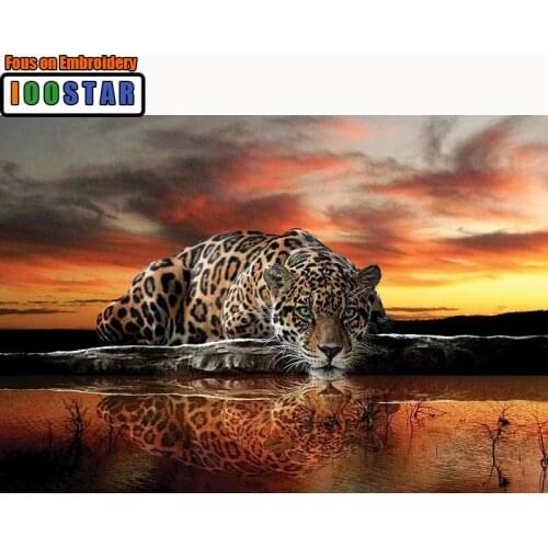 Full Drill Square Diamond 5D DIY Diamond Painting"Tattoo tiger"Diamond Embroidery Cross Stitch Rhinestone Mosaic Painting