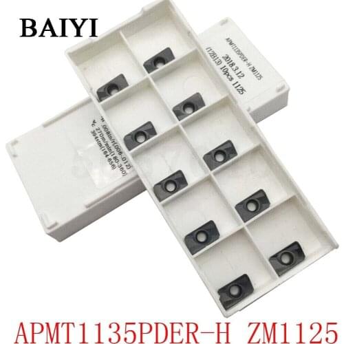 APMT1135PDER-H ZM1125 Milling carbide insert APMT1135PDER for BAP 300R lathe cutter milling tools for processing steel stainless