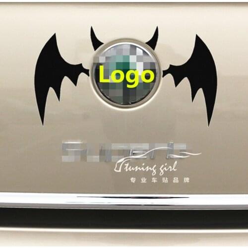 15CM*12.5cm Bat Pattern Car Stickers Creative Decoration Decals For Vehicle Logo Vinyls Auto Tuning Styling D10