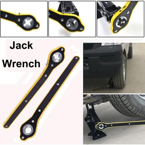 Auto Jack Ratchet Wrench Car Jack And Lug Wrench Handle Scissor Garage Tire Wheel Lug Wrench For Motorcycle Car And Other