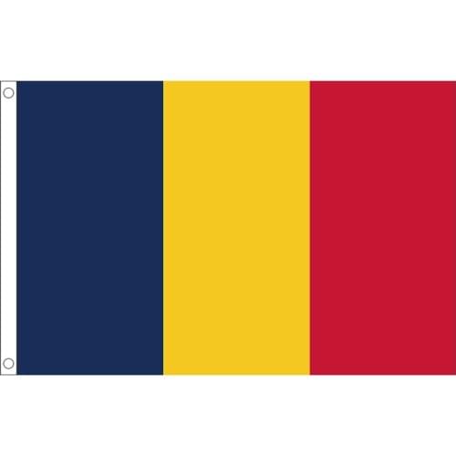 Free shipping xvggdg 90 x 150cm Chad flag Banner Hanging National flags Chad Home Decoration