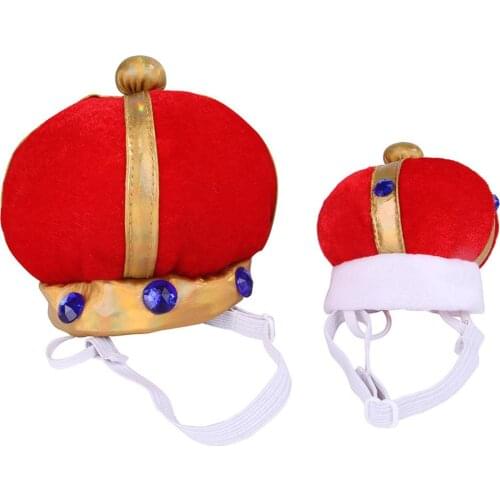 Pet Crown Shape Headgear Funny Dogs Cats Cosplay Prop for Party Dressed