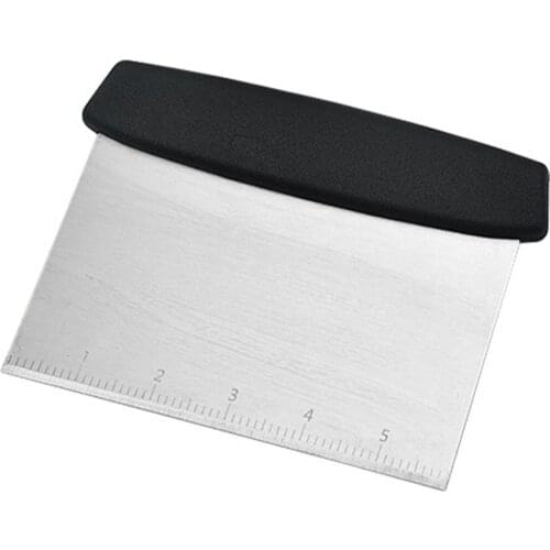 Stainless Steel Flour Cutting With Scale Dough Cutter Scraper Knife Divider Flour Pastry Cake Pizza Cutting Tools