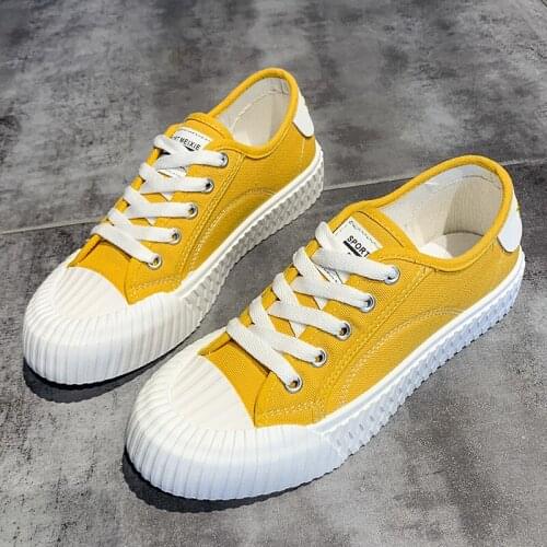 Canvas Shoes Sapatilhas Mulher Designer Lace Up Platform Multicolor Sneakers Women Vulcanize Shoes Feminino Casual Female U12-22