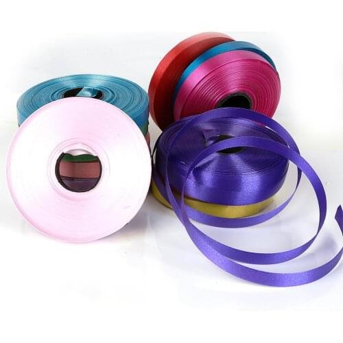 25m/Roll 12mm width balloon colorful Ribbon for Birthday party Wedding Decoration PP Ballon Curling Ribbons DIY Ribbons