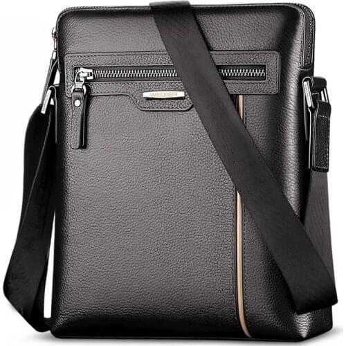 New Mens Shoulder Bag British Fashion Leisure College Style High Quality Design Large Capacity Multi-function Messenger bag