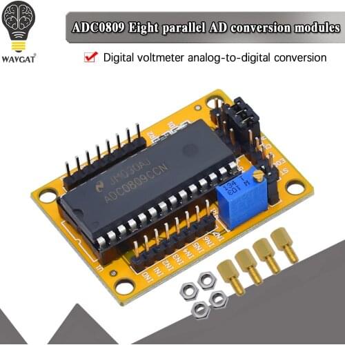 Official ADC0809 Module 8-bit 81 Parallel AD Board Analog to Digital Conversion Program Digital Voltmete