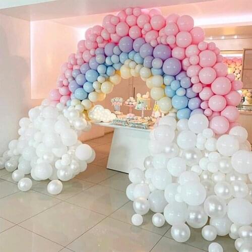 12-32Pcs Macarons Color Pastel Candy Balloons Latex Round Helium Baloons 5 10 12Inch Wedding Birthday Baby Shower Party Decorate