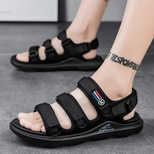 Mens Sports Sandals Sandalie Mens Sandals Casual Summer Sandles Man 2019 Men Fashion Italian Mens Slippers Stylish Shoes 2020