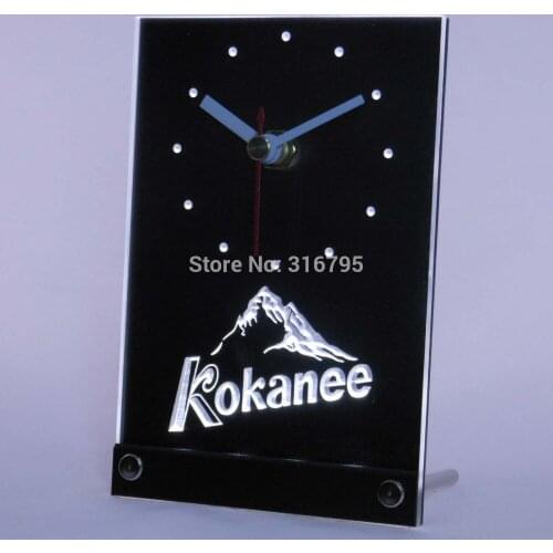 Tnc0115 Kokanee Beer 3D LED Table Desk Clock