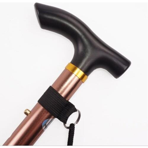 Trekking poles trekking poles trails for the elderly ultra-light 5 sections adjustable cane aluminum alloy folding cane