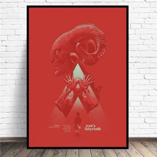 WjgPans labyrinth Canvas Painting Wall Movie Art Pictures Prints Home Decor Wall Poster Decoration For Living Room