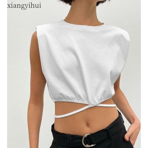 Женские укороченные майки Xiangyihui China At AliExpress