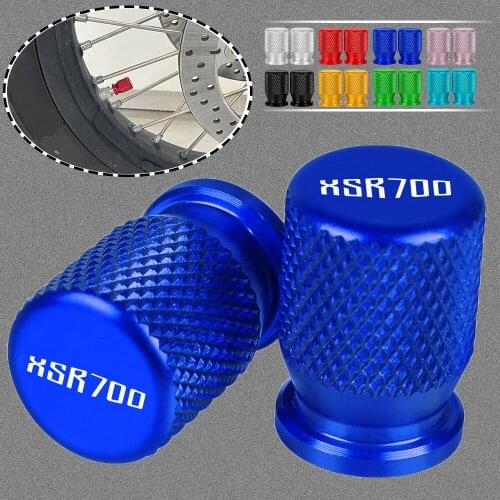 XSR 700 Motorcycle Tire Valve Air Port Stem Cover Cap Plug CNC Aluminum Accessories For Yamaha XSR700 2016 2017 2018 2019 2020