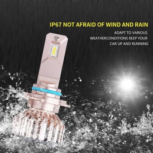 1 Pair Car Led Headlight Bulbs Lamp H1 H3 H4 H7 H11 H8 HB4 HB3 Auto Car High Low Beam 6500K 9-32V Head Light