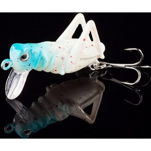 1pcs 4.5cm 3g Grasshopper insect Fishing Lures Fly Fishing Wobbler Lure hard bait Lifelike Bass Jerkbaits Swimbait Pesca