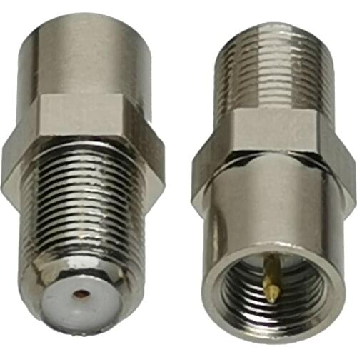 10pcs Adapter F TV female jack to FME male plug RF connector coaxial