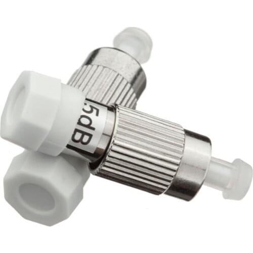 5 PCS/lot 5dB FC UPC Fiber Optical Plug Attenuator Fiber Optic Adapter Simplex Fiber optic Coupler Fiber flange connector