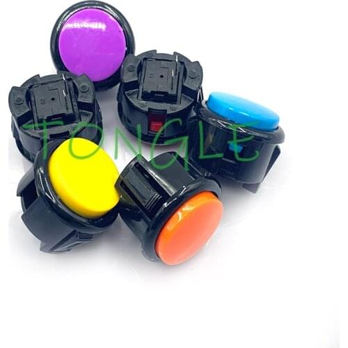 50 PCS Arcade Copy SANWA OBSF-30 Push Round Button JAMAE MAME DIY Parts