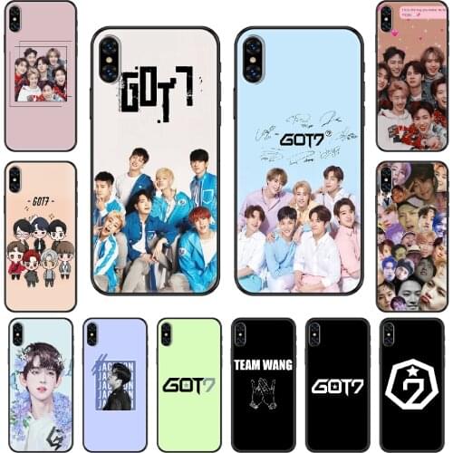 KPOP Got7 Seven Phone Case Cover Hull For iphone 5 5s se 2 6 6s 7 8 12 mini plus X XS XR 11 PRO MAX black pretty bumper fashion
