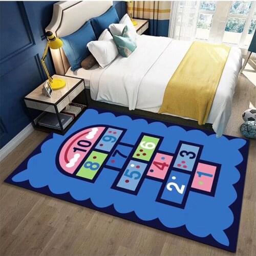Childrens Game Printing Mat 80x160cm Cute Bedroom Carpet Decoration Mat Home Decoration Crafts Gift Play Mat