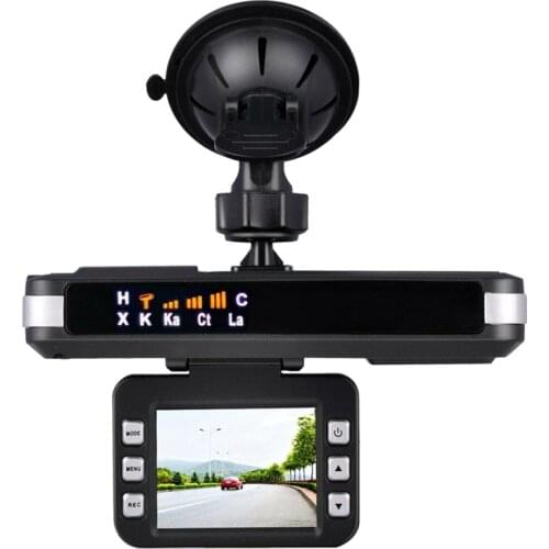Camera for Cars Car DVR 2 in 1 720P Dash Cam Radar Speed Detector Mute Button Loop Recording G-Sensor Anti Radar Detector