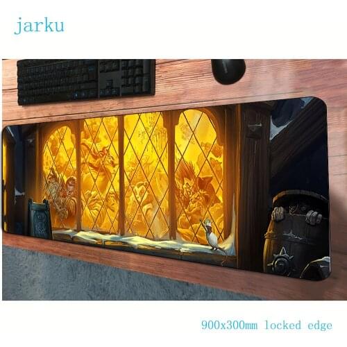 JARKU 900x300x3mm Hearthstone mouse pad gaming mousepad gamer mouse mat High quality pads game computer padmouse laptop play mat