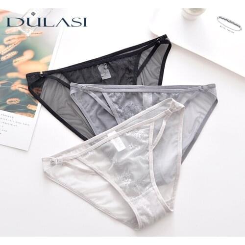 Lace Womens Panties Breathable Nylon Thin Underwear For Summer Cotton Crotch Lingerie New Fashion Low Rise Briefs Wholesale