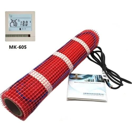 MINCO HEAT 1~5m2 Underfloor Heating Mat 220V 150w/m2 Room Warming Heater (Wifi Thermostat Selection)
