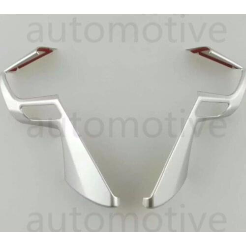 New Steering wheel Decorative ABS Sequins Cover Trim Sticker Carbon fibre For Toyota Alphard 2016