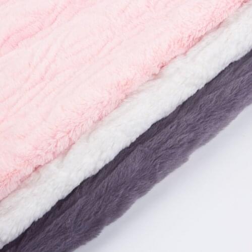 Plush embossed clothing home textile crafts shoes fabric faux fur fabric 160*90cm/pcs