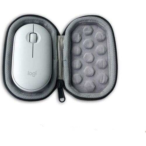 Portable Carrying Case for Logitech Pebble Mouse Cover Storage Box Protection Bag