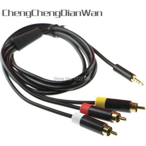 ChengChengDianWan Audio Video TV Connection Cable AV Cord for Xbox 360E Video Game High-quality Digital Sound AV Cable 5pcs/lot