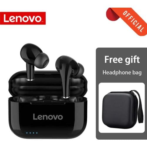 Original Lenovo LP1S TWS Bluetooth Earphones Wireless Stereo Headset With Mic HiFi Music Headphone For Android IOS New Upgraded