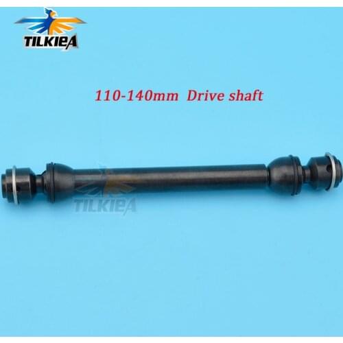 Black Metal Drive Shaft Drive Axle Transmission Shaft 110-140mm for RC Crawlers 1/10 D90 SCX10