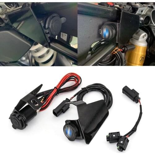 For BMW R1200GS R1250GS Adventure R1250 GS Dual Usb Charger Motorcycle Lighter Charger Cigarette Waterproof Socket Adapter