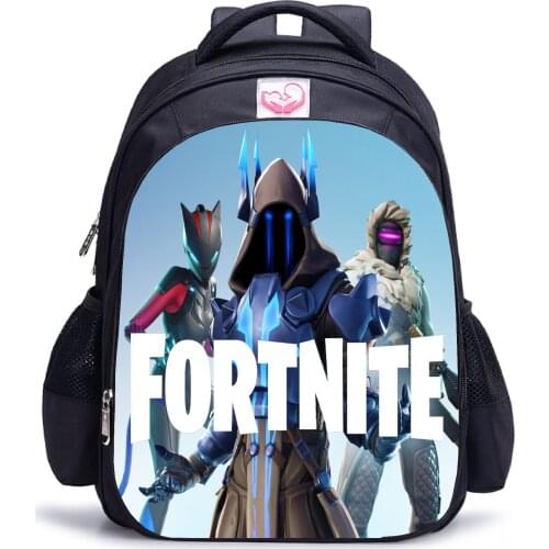 16 Inch FORTNITE Backpack Games Schoolbags Girls Boys Children School Bags Primary Toddler Mochila Infantil
