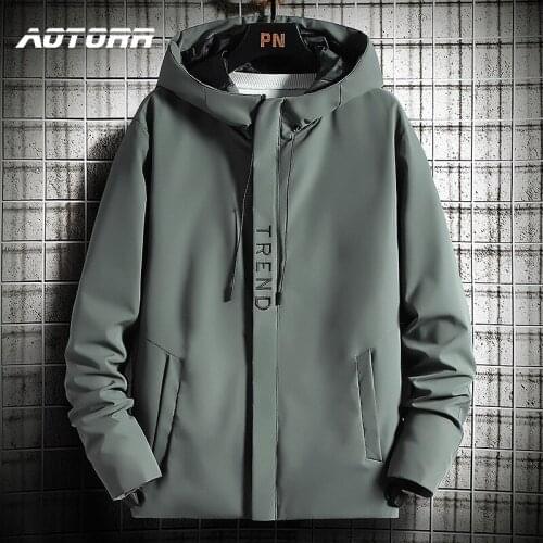 Aotorr Men's Hooded Trench Coats