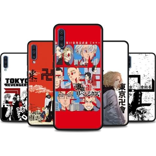 Phone Case For Samsung A90 A80 A70 A60 A50 A40 A30 A20 A10 Cover Soft Capa Black Para Anime tokyo revengers