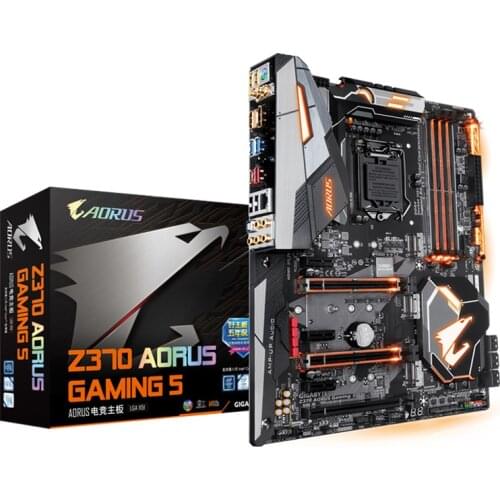 For Gigabyte GA-Z370 AORUS Gaming WIFI Z370 AORUS Gaming WIFI Motherboard LGA1151 DDR4 Z370 Support i3 8100 i5 8500 I7 8700