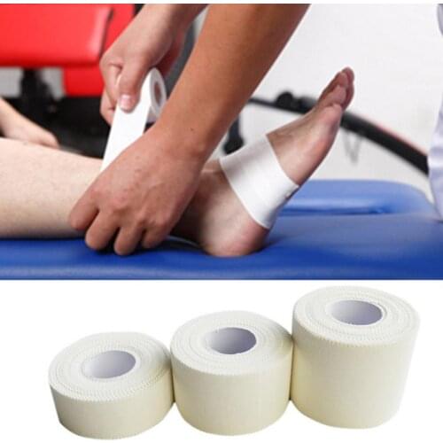Elastic Cotton Roll Adhesive Athletic Tape Sport Injury Muscle Strain Protection First Aid Bandage Support Kinesiology Tape