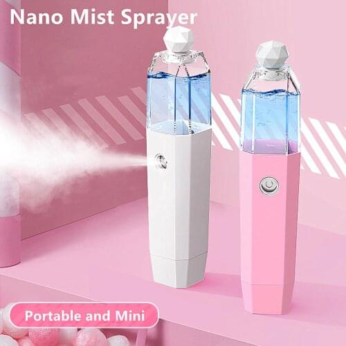ELOOLE 25ML MINI Portable Hydrator Nanometer Spray Beauty Humidifier Rechargeable Ultrasonic Atomization Diffuser Relieve Dry