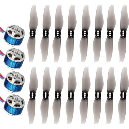 LDARC XT1105-5000KV Brushless Motor with Gemfan Hurricane 3018 Props for 2-4S Toothpick DIY ET115 Quadcopter FPV Drone RC Models