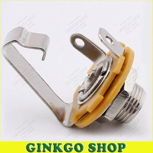 300pcs/lot 6.5MM Mono Jack, 6.5MM Sophomore Microphone Female Socket, speaker outlet Free Shipping