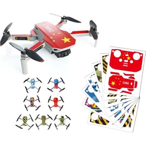 Body Sticker for DJI Mini 2 Drone Body Skin Protective Arm Remote Control Easy Stick Tear Protector for Mavic Mini 2 Accessories