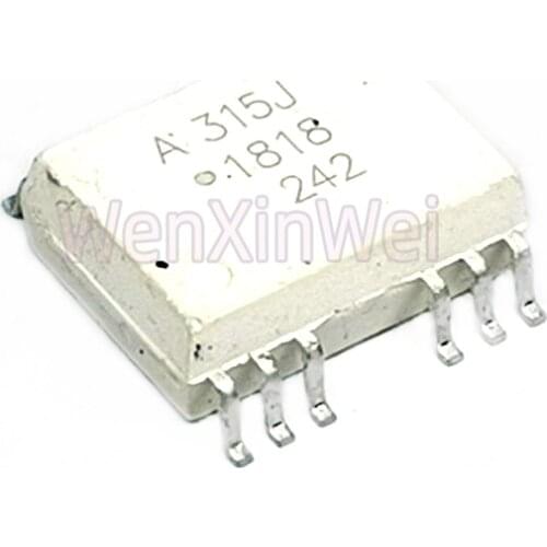 10PCS A315J HCPL-315J HCPL315J SOP12 IGBT Gate Driver optocoupler original authentic In Stock