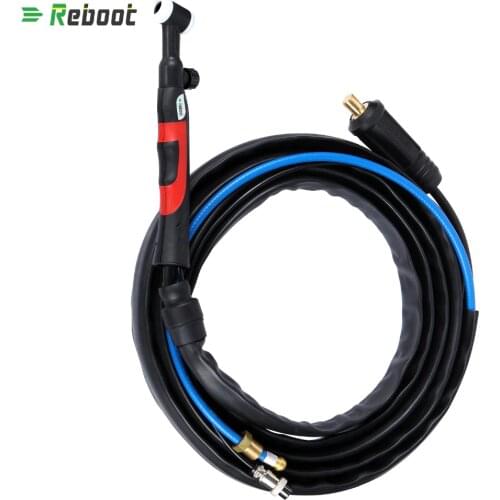 Reboot TIG Welding Torch Welding Gun WP17FV with 13 Feet 4M TIG Welder Adapter for High Frequency Lift TIG Arc Welder