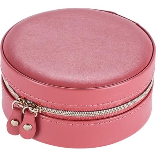 Jewelry Box PU Leather Jewellery storage Earring Boxes Packaging Storage Display Case Organizer for Home Travel girl gift